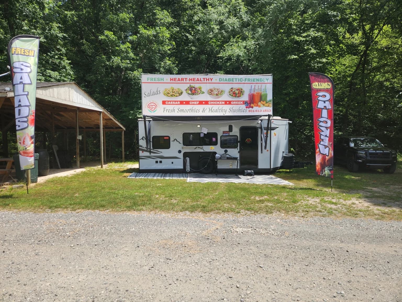 Happy Hearts on Wheels food truck in Malvern, Arkansas